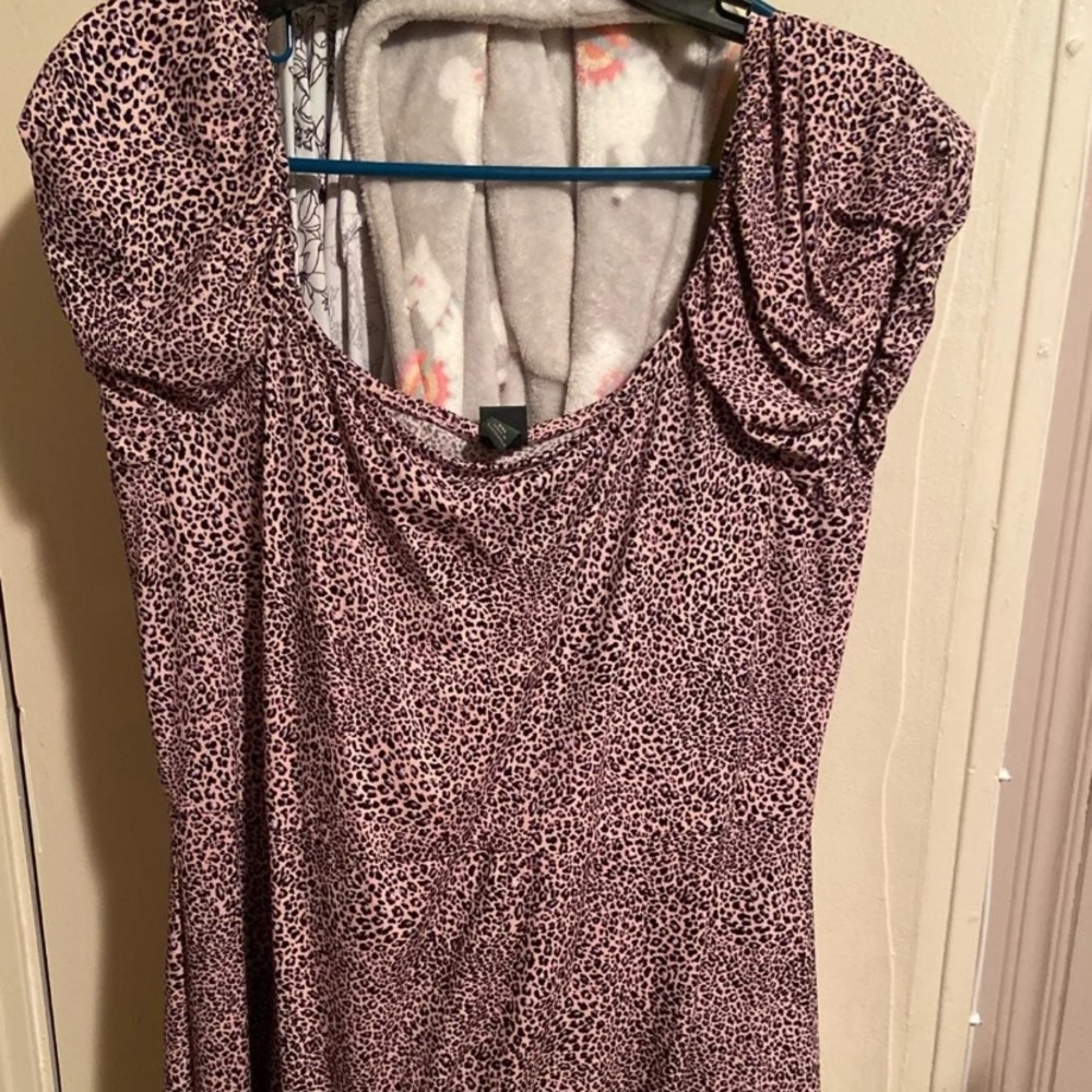 Pink Leopard Dress